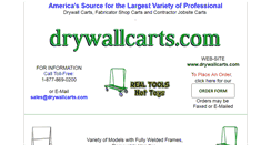 Desktop Screenshot of drywallcarts.com